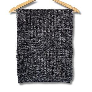 All Saints Spitalfields Scroll Snood Infinity Scarf Wool Linen Marled Knitted